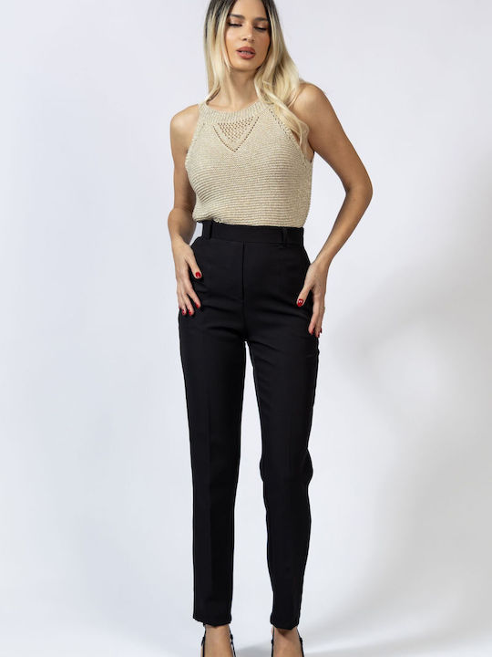 Damen Sommer Leinen Ärmellose Bluse Gold