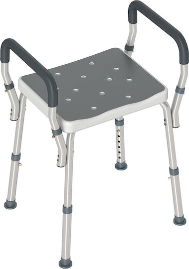 HomCom Bathroom Seat 52x45x57cm 712-070V00GY