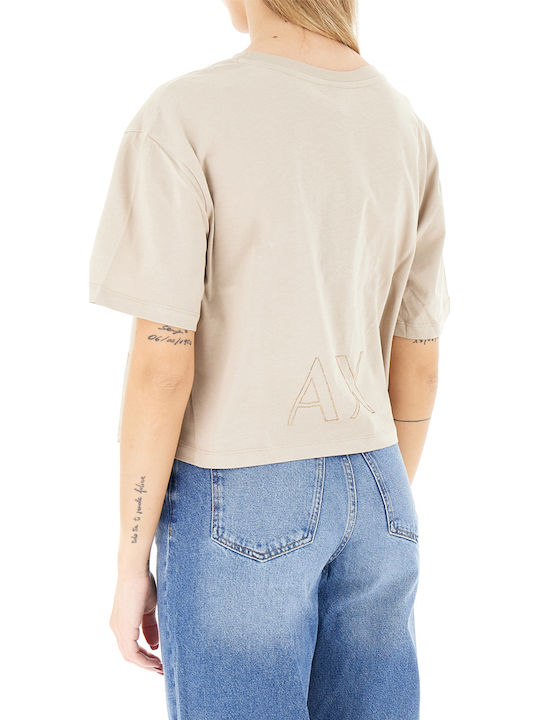 Armani Exchange T-Shirt Μπεζ