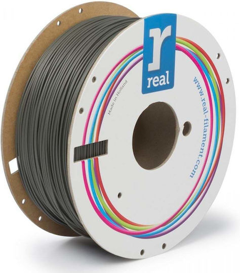 Real Filament Матово PLA 3D Принтер Филамент 1.75мм Сенчест Сив 1кг 1бр Макарa