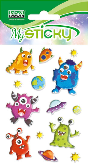 Lebez Lebez Kinder Handwerk Spielzeug Aufkleber Verschiedene Designs 1St