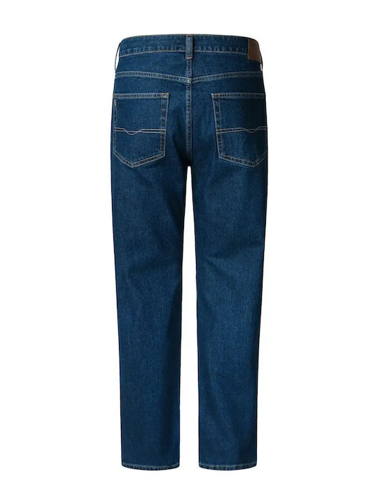 Stanley Men's Elastic Jeans Pants With Regular Tapered Fit Blue