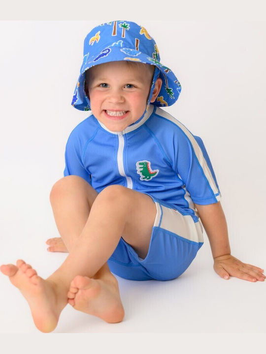 Zoocchini Παιδικό Μαγιό Ολόσωμο Dino/med Blue