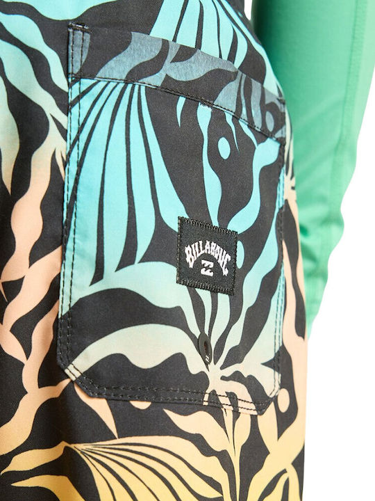 Billabong Παιδικό Μαγιό Βερμούδα / Σορτς Black Print