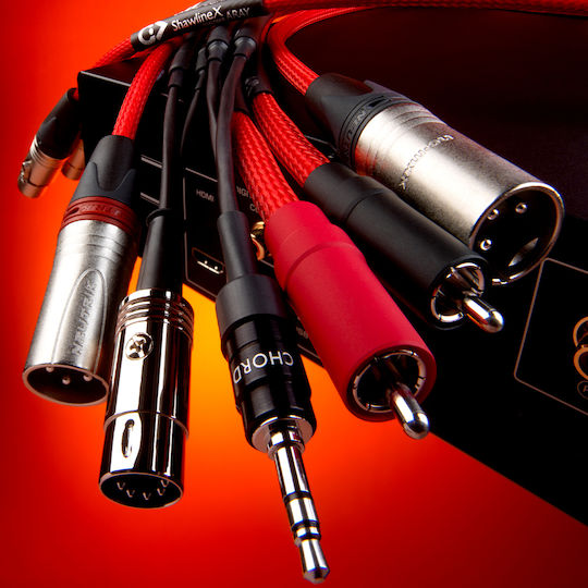 Chord Cable XLR Male - XLR Female Black 2m