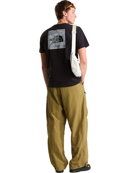 Box Polo Herrenbluse Kurzarm Schwarze