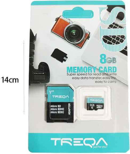 Micro SDHC 8GB Class 10 με αντάπτορα