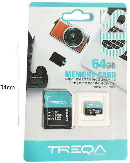 Micro SDHC 64GB Clasa 10 cu adaptor