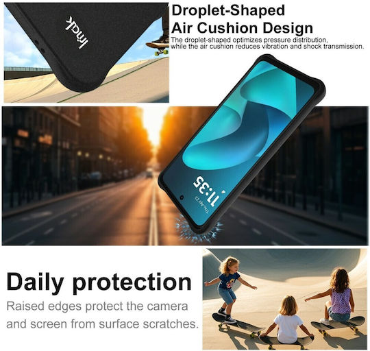 Imak Black Silicone Back Cover (Motorola Moto G57 Power 5G / G67 Power 5G)
