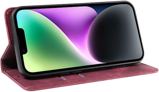Betopnice 003 Book Burgundy (Motorola Moto G57 Power 5G / G67 Power 5G)
