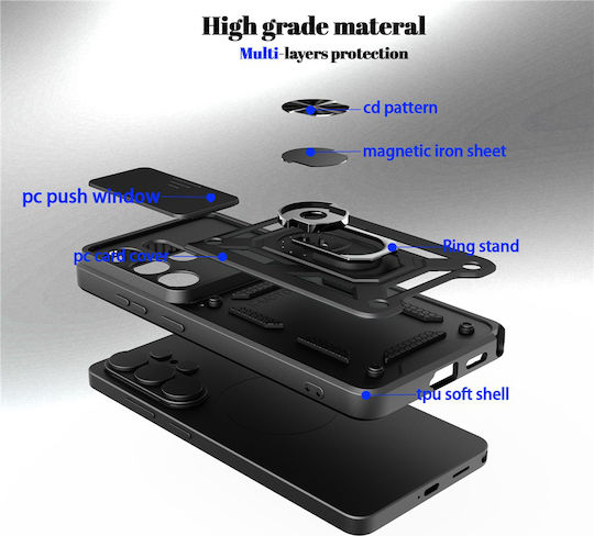 Techsuit Camshield Series Oppo Back Cover Blue (Oppo Reno15 F / Reno15 Fs 5g)