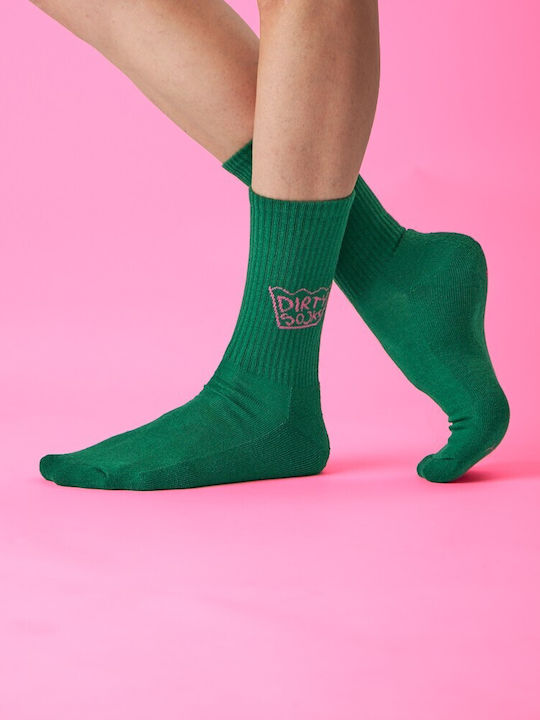 Dirty Socks Μονόχρωμες Κάλτσες Green