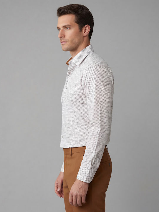 Long Sleeve Shirt in Regular Fit Rust