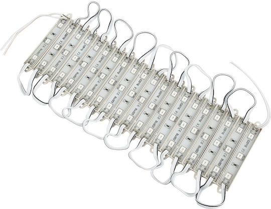 GloboStar LED Module 12V 0.8W Κόκκινο 20τμχ 73703
