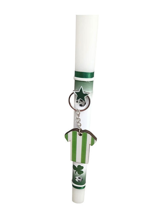 Athletic Easter Candle Round Candle Keychain Green Jersey Lt26-26778