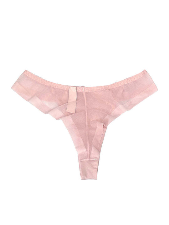 Damen-Slip Brasil Rosa 8290-Rosa-L