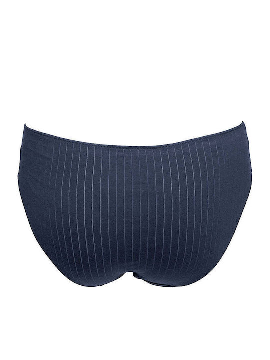 Baumwoll Damen-Slip Blau 0787 Blau M