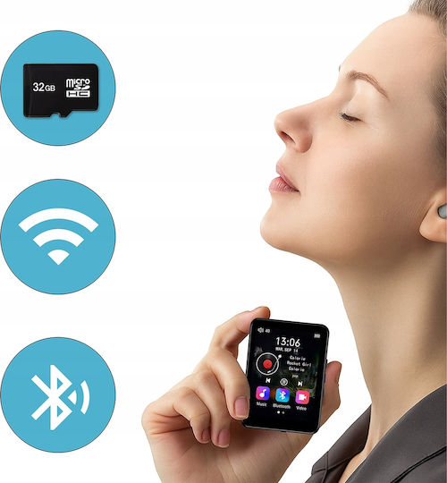Zenwire MP4 Player 36GB With 2.4" IPS Touch Screen Black