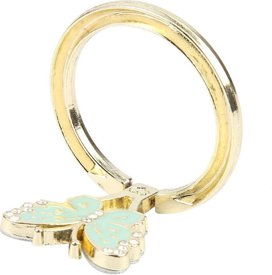 Butterfly Ring Holder Κινητού σε Πράσινο χρώμα