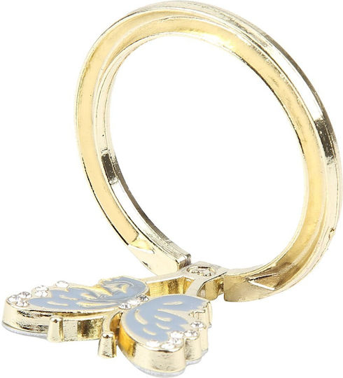 Butterfly Ring-Halter Für Handy In Hellblau