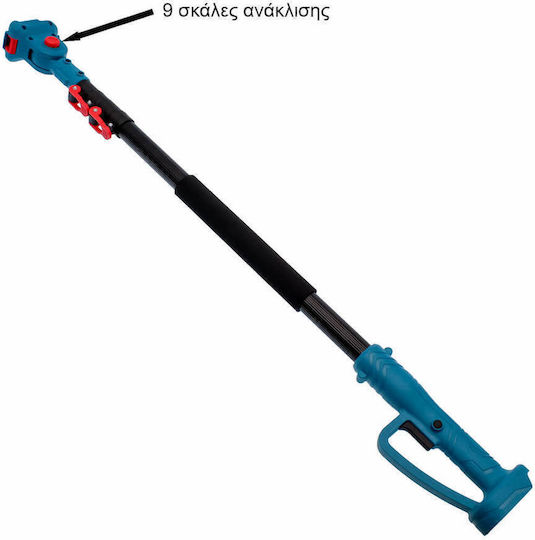 Akkubetriebene Kettensäge & Baumschere mit 2 Batterien