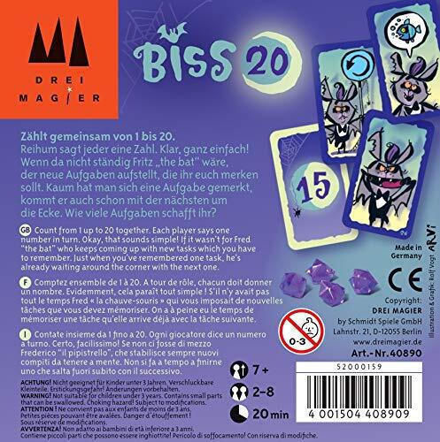 Επιτραπέζιο Παιχνίδι Biss 20 για 2-8 Παίκτες 5+ Ετών (EN) Drei Magier