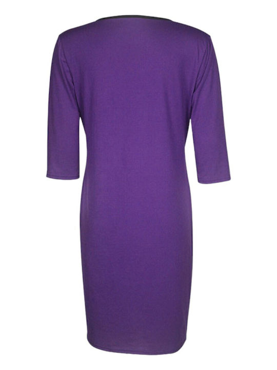 Queen Mother Maternity and Breastfeeding Nightgown Purple