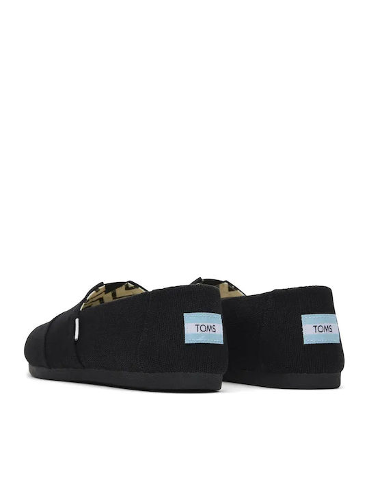 Alpargata Fabric Women's Espadrilles in Black Colour