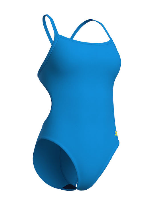 Team Αθλητικό Ολόσωμο Μαγιό Turquoise-yellow Star
