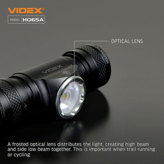 Videx Φακός Κεφαλής LED με Μέγιστη Φωτεινότητα 1200lm