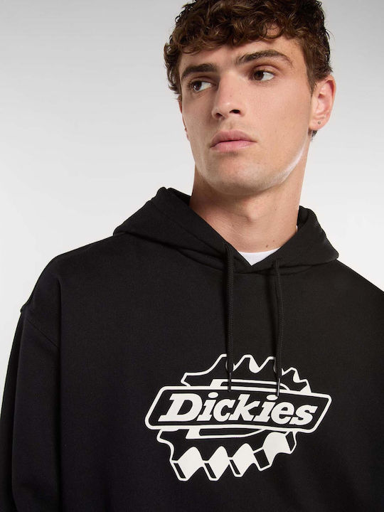Sweatshirt With Hood Black