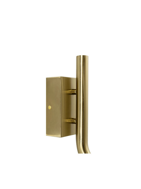 kelvo Modern Wall Lamp with Integrated LED and Adjustable Warm to Cool White Light Gold 30x30cm
