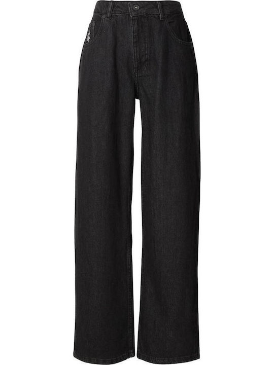 Women's Jean Pants In Loose Fit Black
