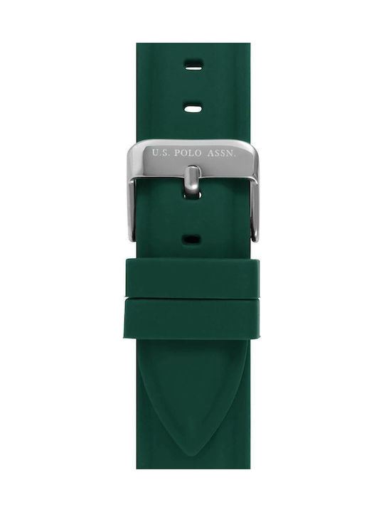 U.S. Polo Assn. Remy Damenuhr Batterie in Grün Farbe