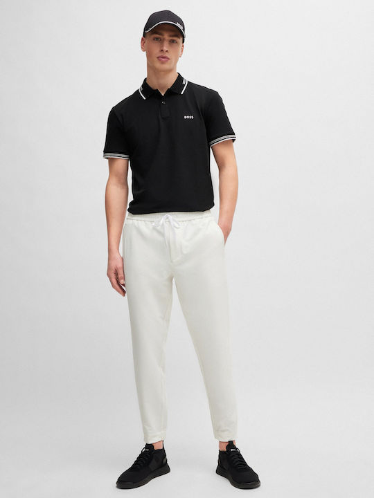 Boss Jersey Paul Polo Μπλούζα Μαύρη