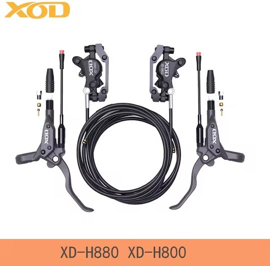 Hydraulische Scheibenbremsen Xod Xd-h800 Xd-h880 Elektroroller Elektroräder – Kompatibel mit Kukirin G2 G2max G3pro G4 G5