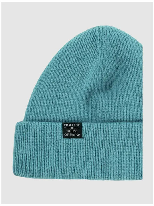 Beanie Γυναικείος Σκούφος Πλεκτός σε Μπλε χρώμα