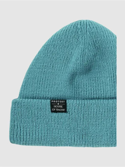 Beanie Damen Strickmütze in Blau Farbe