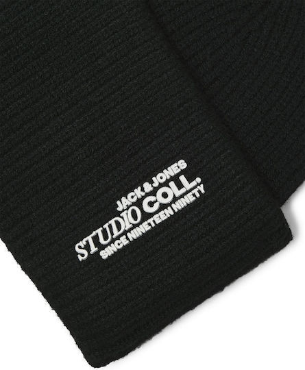 Beanie Herren Strickmütze in Schwarz