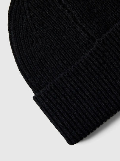 Herren Strick Beanie in Schwarz