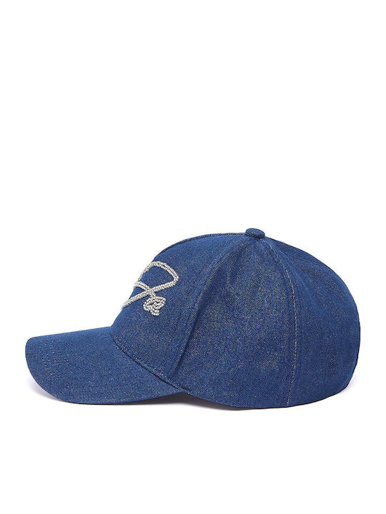 Liu-jo Baseball Деним Дамска Шапка Джокей Джинсово Синя 2a6027d0001-00737