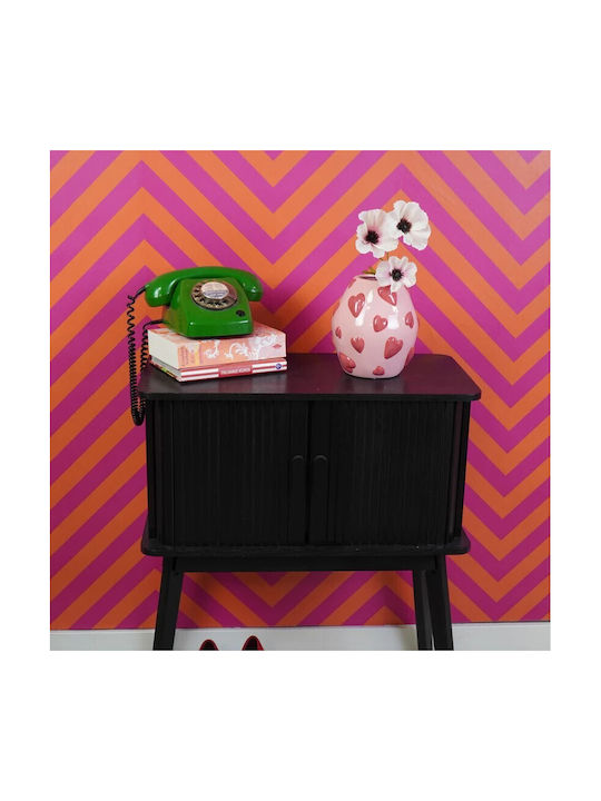 Beauty Home Вазо Сърца – Розово Червено 16x16x17,5см Beauty Home