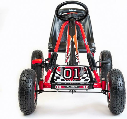 Go Kart Cu Un Loc Cu Pedală Roșu