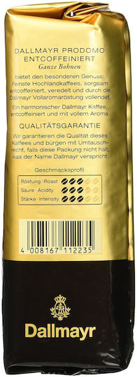 Dallmayr Prodomo Decaffeinated Coffee Beans 500 G