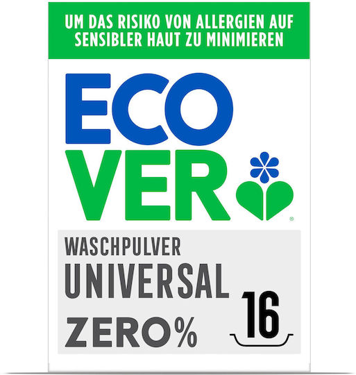 Ecover Zero Απορρυπαντικό Ρούχων σε Σκόνη 1.2kg (16 Μεζούρες)