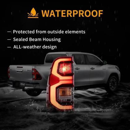Led Taillights Toyota Hilux 2015-2022 Red Set 2 Pieces