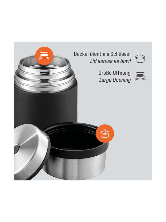 Esbit Sculptor Δοχείο Φαγητού Inox Θερμός Μαύρο 500ml