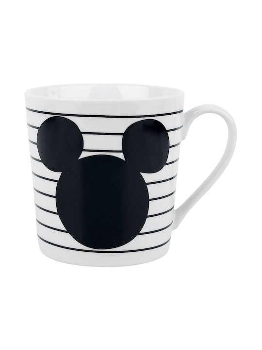 Disney Mickey Mouse Glitter Cană din Porțelan Argintiu 350ml