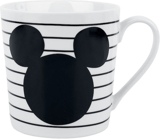Disney Mickey Mouse Glitter Κούπα από Πορσελάνη Ασημί 350ml
