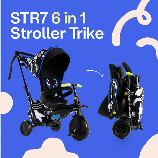 Smart Trike Kelly Anna Explore Сгъваемо и Превозно Средство 6 в 1 за 6 Месеца Черно